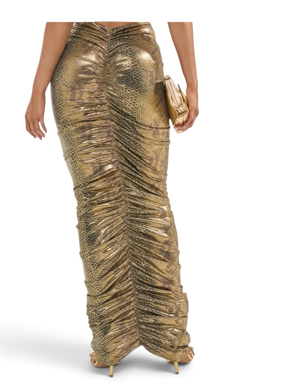 NWT SNEAKY LITTLE SNAKE MAXI SKIRT - Picture 3 of 5